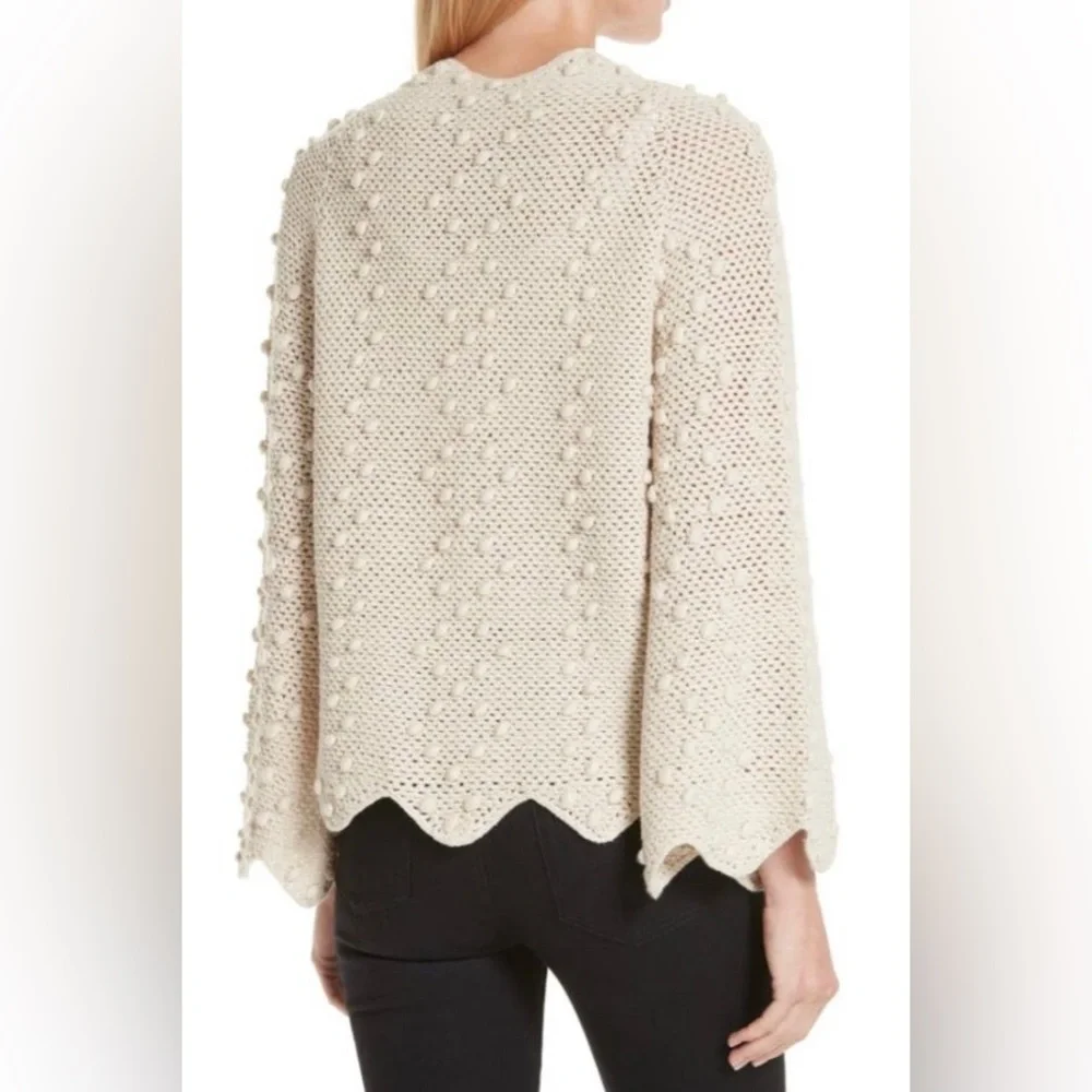 THE GREAT "The Zig Zag Bobble Cardigan" - Picture 2 of 2